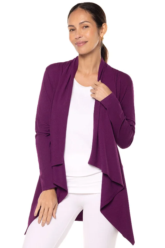 Fast Fashion Favorites Formal Attire For Women Fast Fashion Favorites Women's Marietas Sun Wrap | Rich Plum