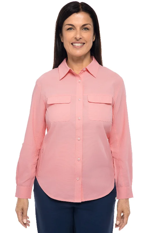 Crazy Price Slashing Women's Evening Garments Crazy Price Slashing Women's Mylitta Travel Shirt | Peachy Pink