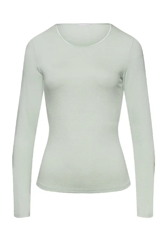 Holiday Glam Vintage-Inspired Women's Apparel Holiday Glam Marlene Round Neck Top | White Sage 70886-2737