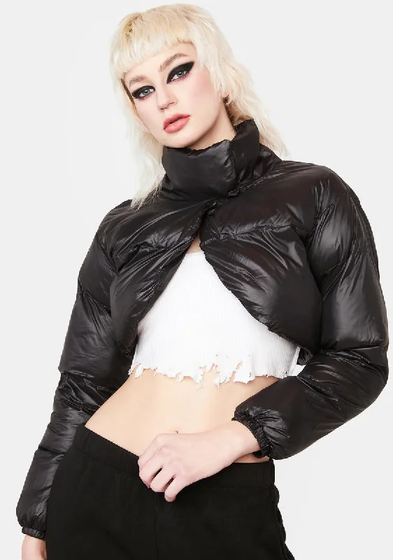 Women's Clothes For Work Inspired By You, Designed For You Nocturnal Got Your Guard Up Puffer Jacket