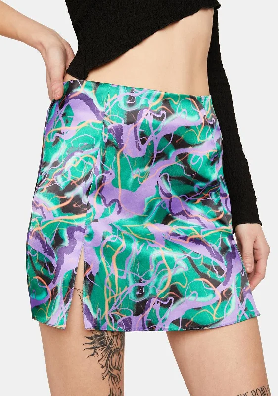 Luxury Women's Clothes Chic Styles Jungle Mini Skirt