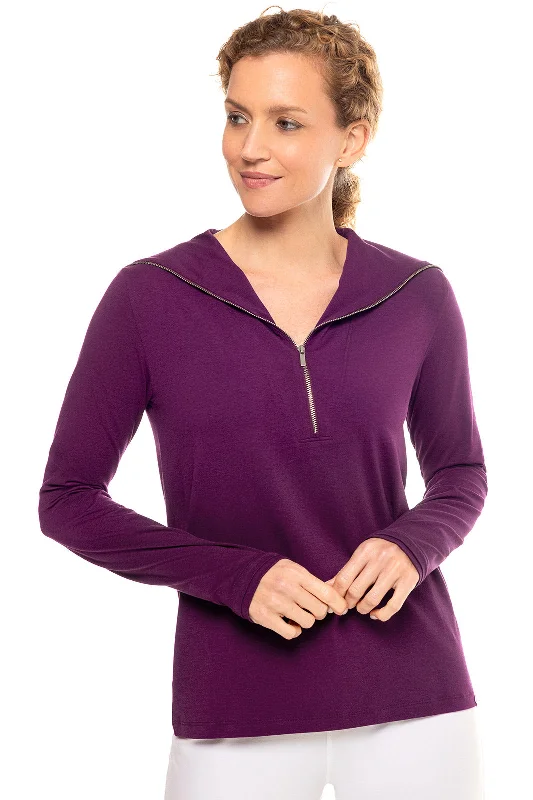 Ends Soon Fashion-Forward Women's Clothing Ends Soon Women's Collins 3/4 Zip | Rich Plum