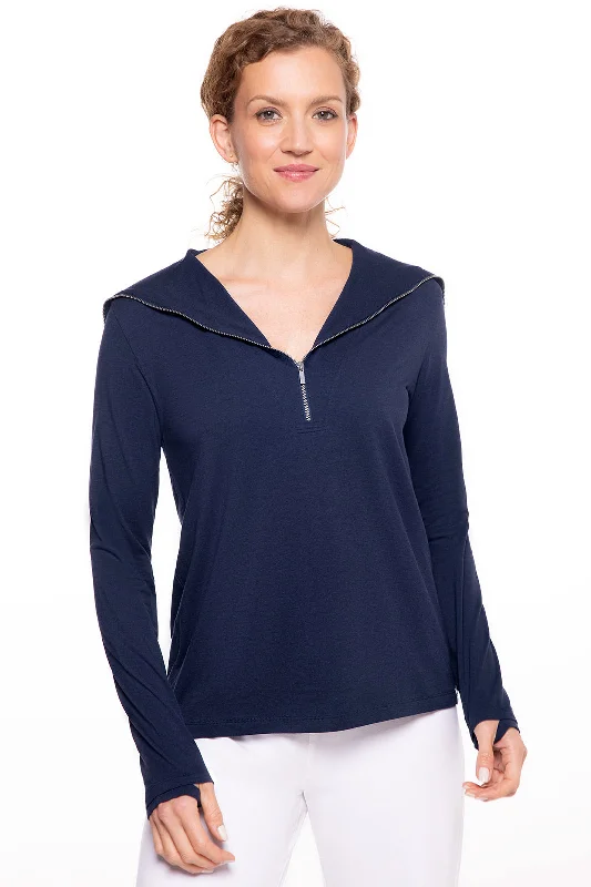 Limited Time Offers Women's Outfit Limited Time Offers Women's Collins 3/4 Zip | Navy