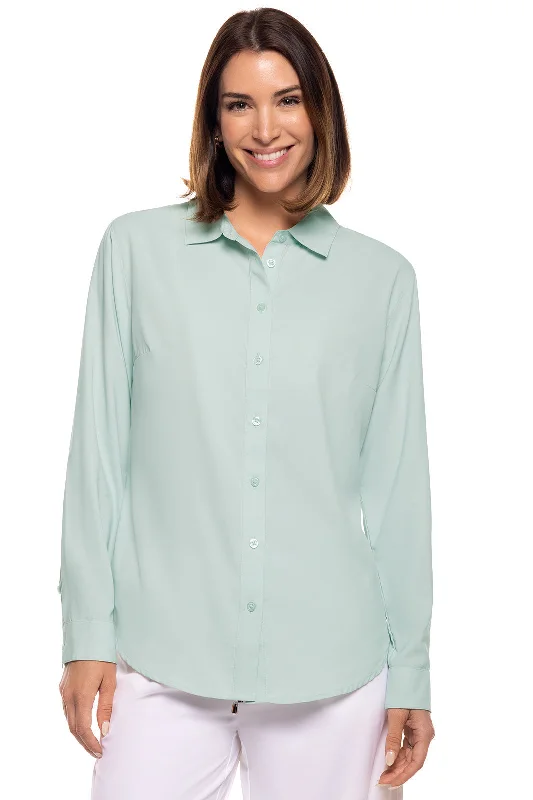 Bid Farewell To The Old Season Women's Active Garments For Workouts Bid Farewell To The Old Season Women's Rhodes Shirt | Misty Aqua