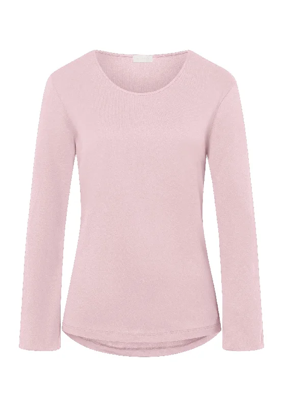 Classic Chic Deals Casual Outfit For Women Classic Chic Deals Natural Shirt Organic Cotton Round Neck Top | Crepe Pink 78750-1499