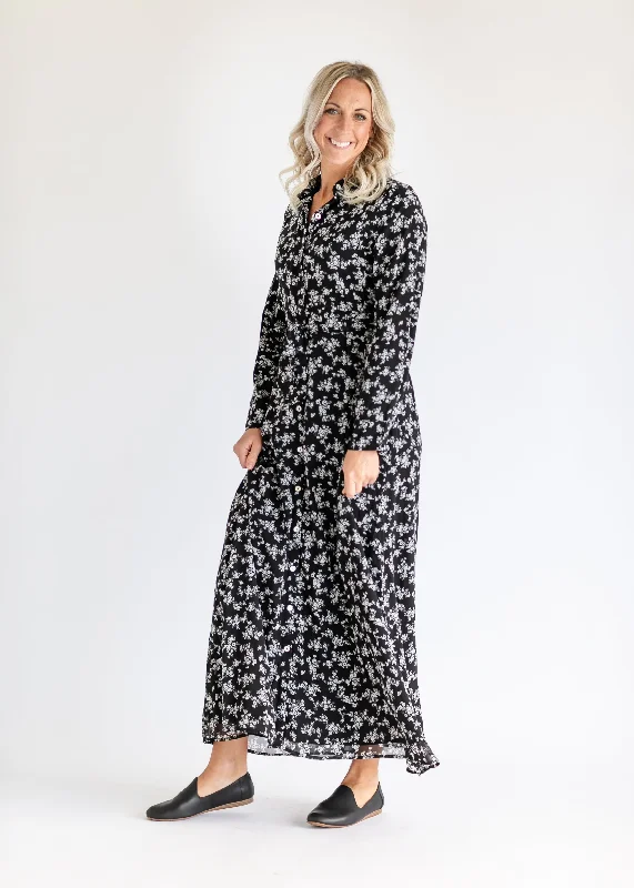 Women's Active Clothing Avant-Garde Style Promotions Gracelyn Button Up Maxi Dress - FINAL SALE