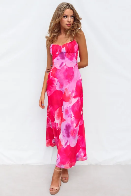 Women's Transitional Apparel Insane Discount Onslaught Anna Maxi Dress - Pink