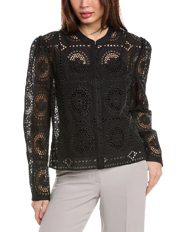 Season Sale Elie Tahari Lace Shirt