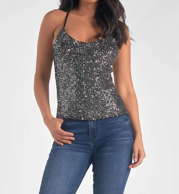 Trend Alert Estelle Top In Silver