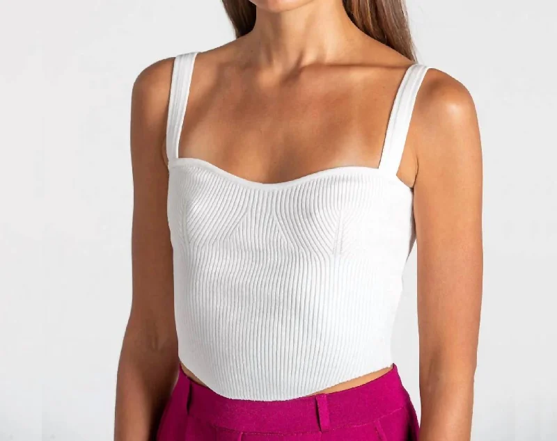 Vintage Style Deals Juliana Top In Off White