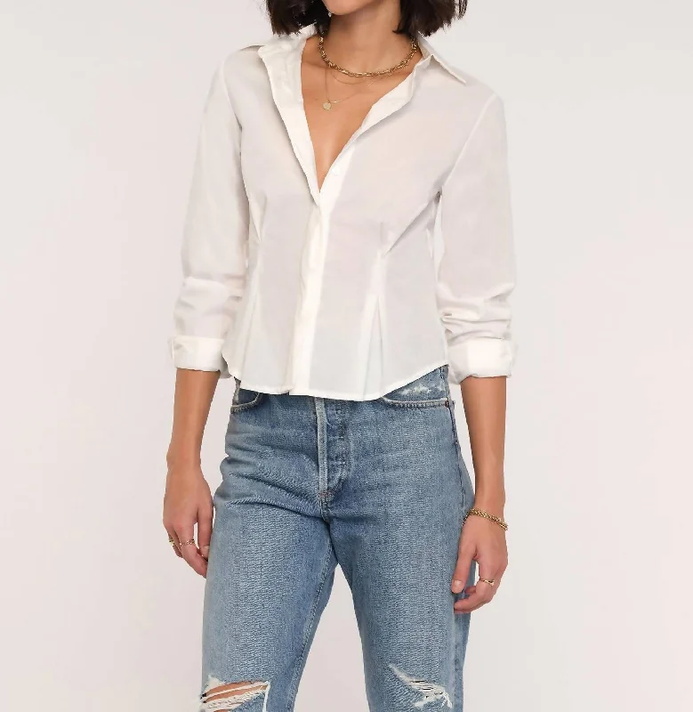 Chic & Modern Sales Palmer Shirt In White