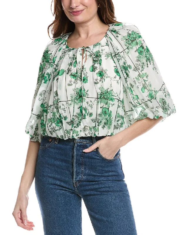 Budget-Friendly Fashion Rebecca Taylor Conservatory Fleur Bubble Top