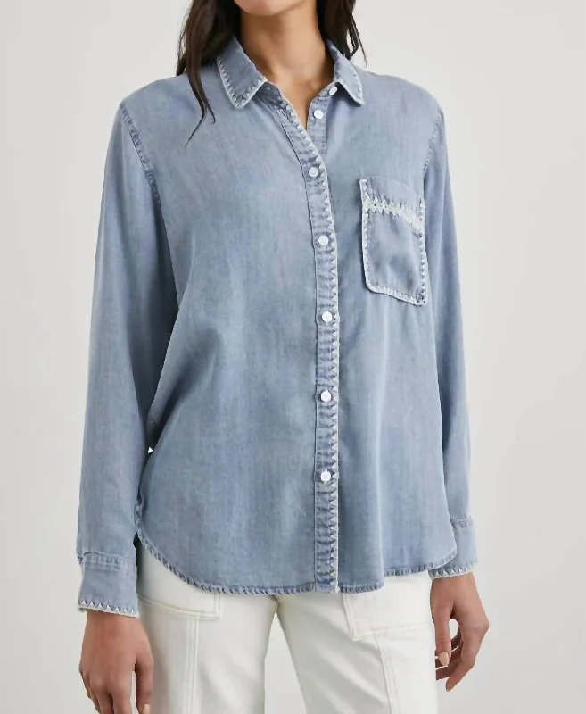 Top Deals Saya Shirt In Medium Cloudy Wash