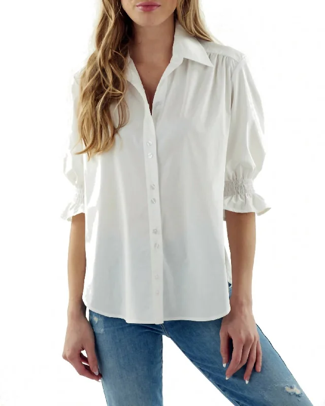 Style Without Limits Sirena Shirt In White