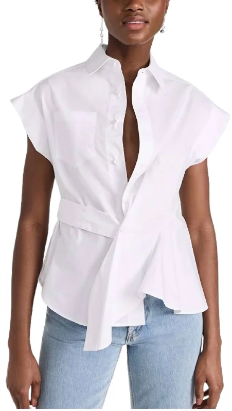 Unleash Your Style Stella Top In White