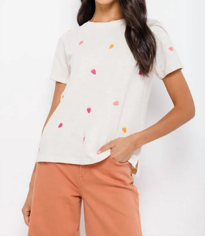 Sophisticated Street Style Offers Strawberry Fields Shirt In Bluff