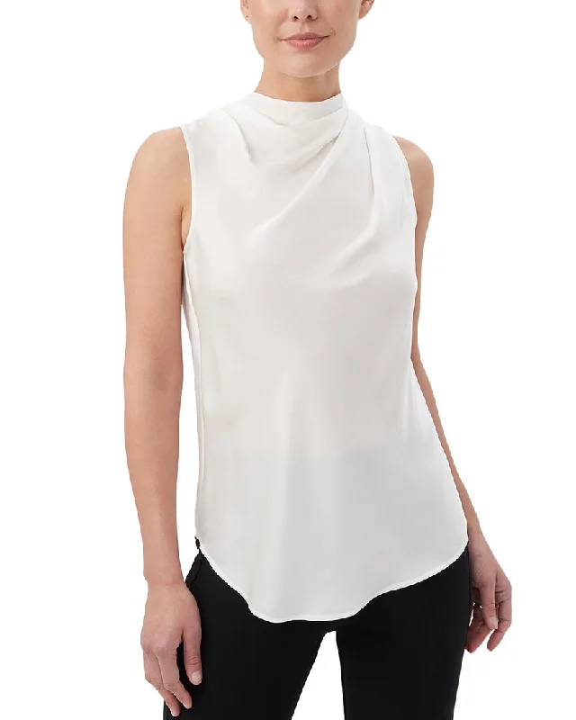 High-End Style Discounts Trina Turk Lenaya Silk-Blend Top