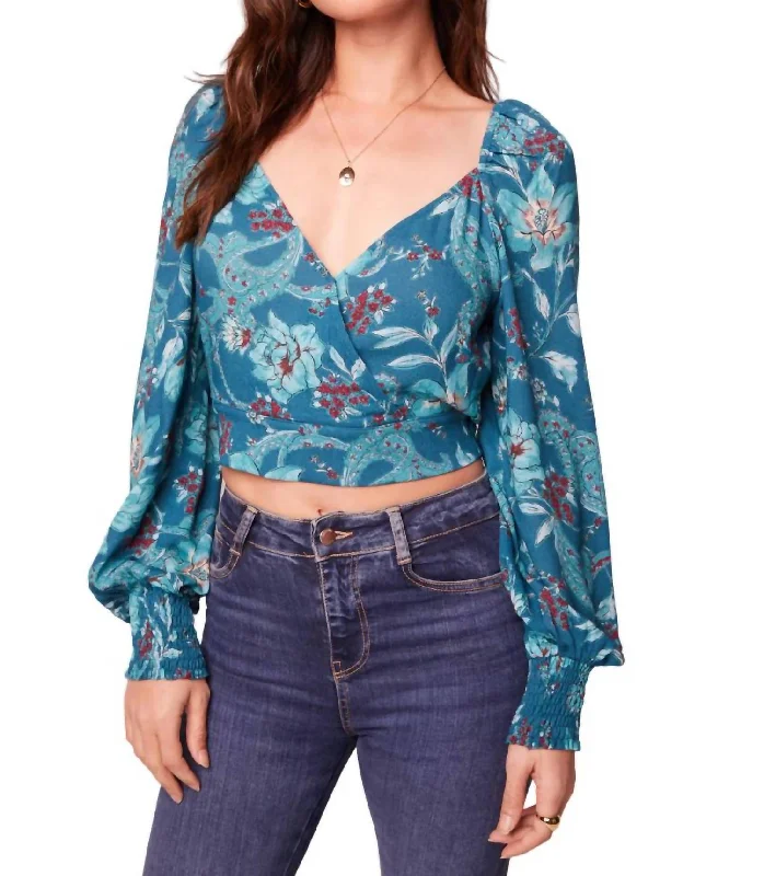 Popular Collection Sybille Top In Blue