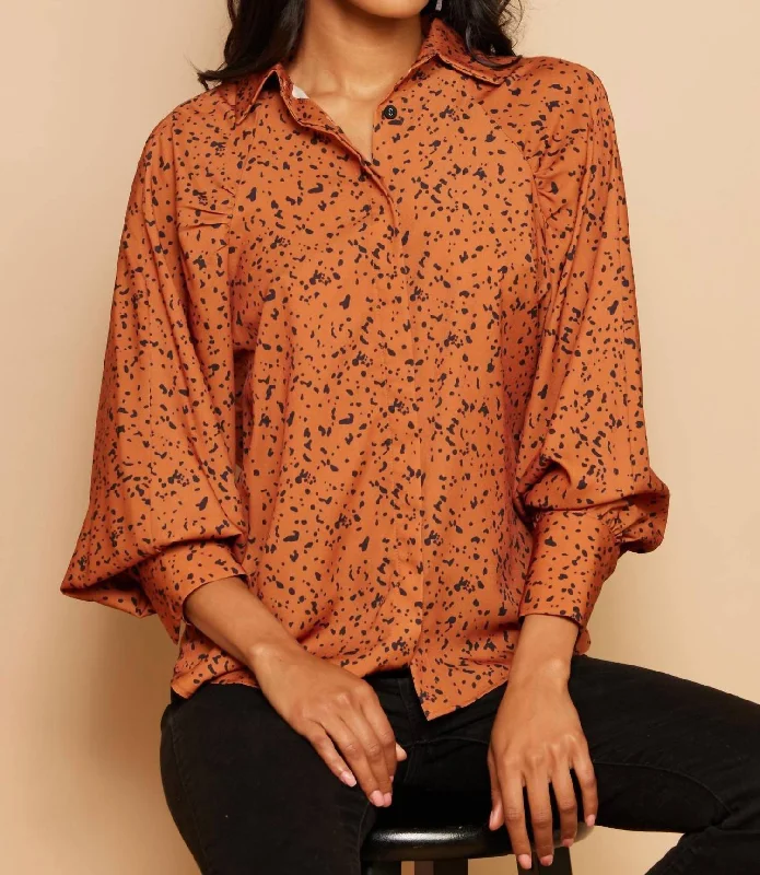 Easy Elegance Sales Tessella Top In Orange