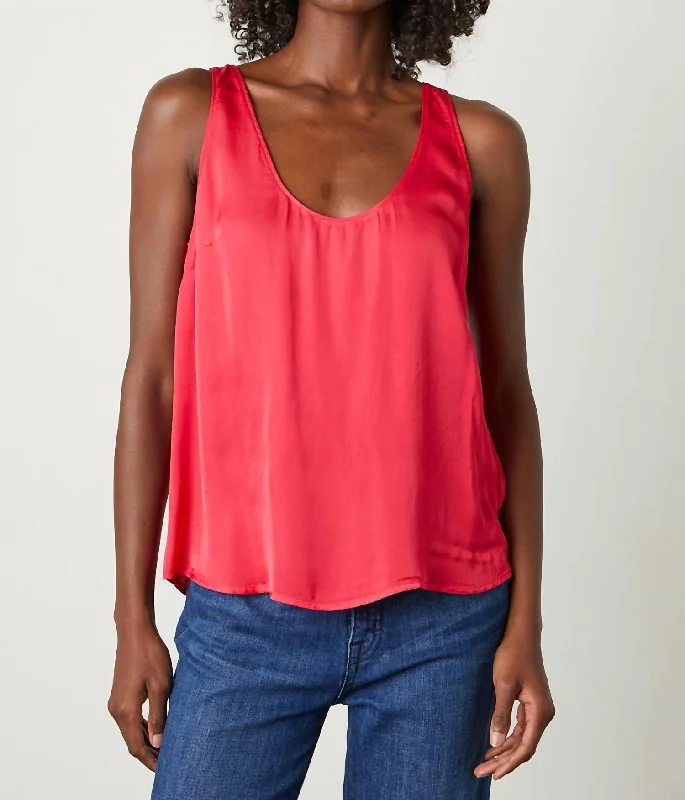 Classy Style Discounts Matilda Top In Berry