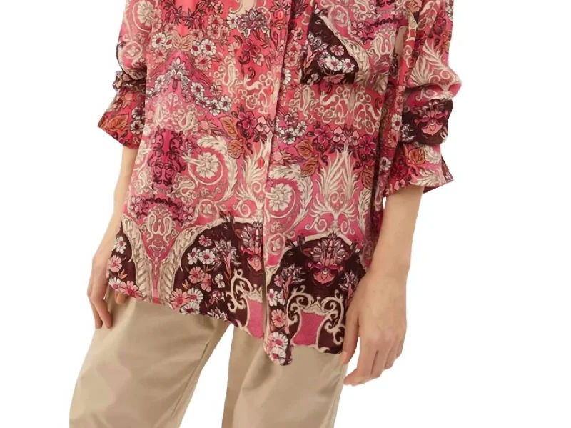 Limited Time Offer Besalu Pilar Shirt In Mix 1 Pink