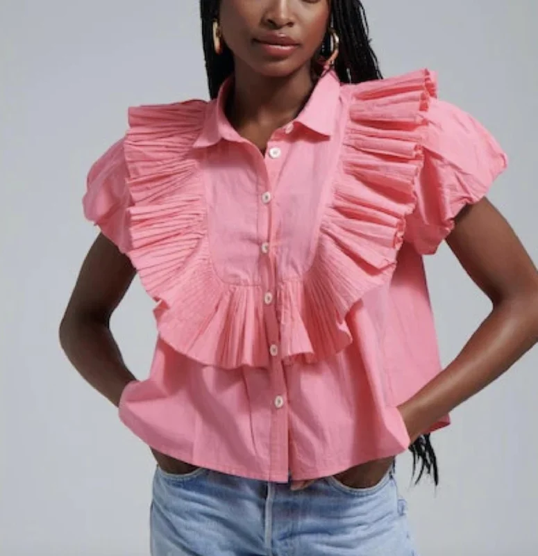 Seasonal Fashion Gisele Top In Barbie Pink