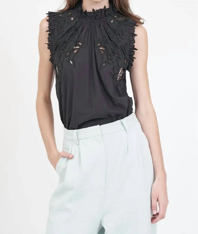 Unleash Your Fashion Nora Top In Black