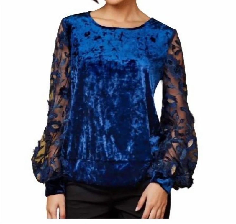 Urban Elegance Deals Rios Top In Navy Bloom