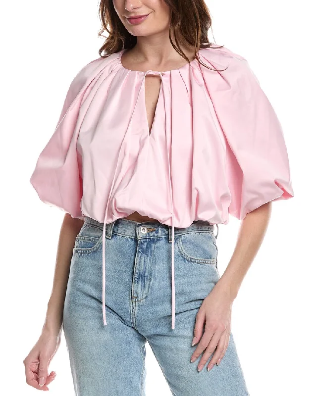 Casual Chic Deals Rebecca Taylor Techy Sateen Top