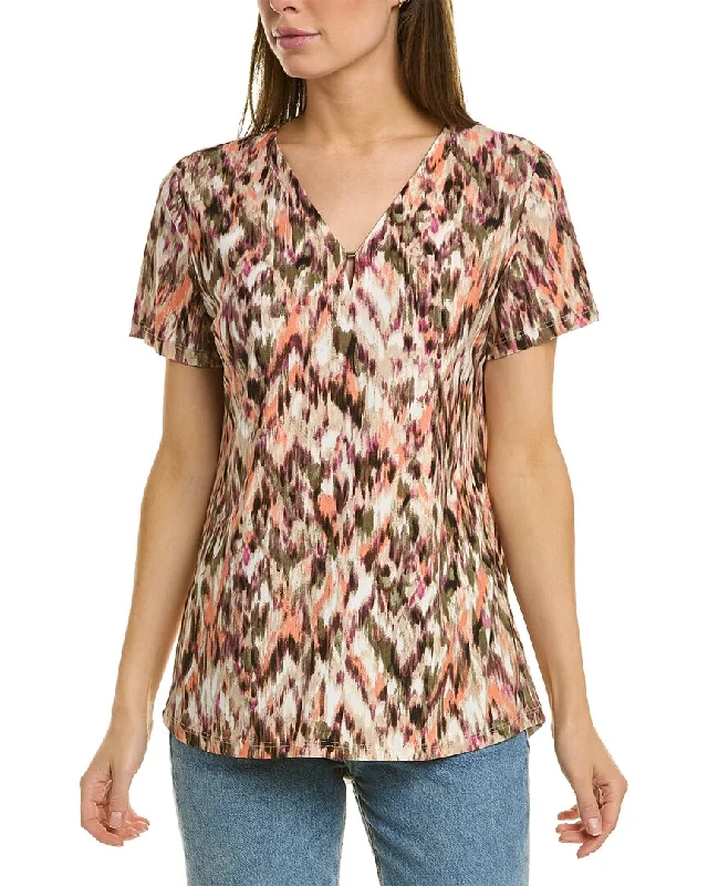 You'll Love Us Because Jones New York Moss Crepe Top