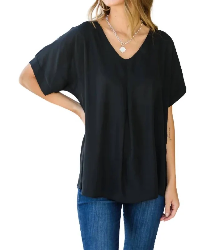 Clearance Sale, All Cheap Casual Saturday Top In Black