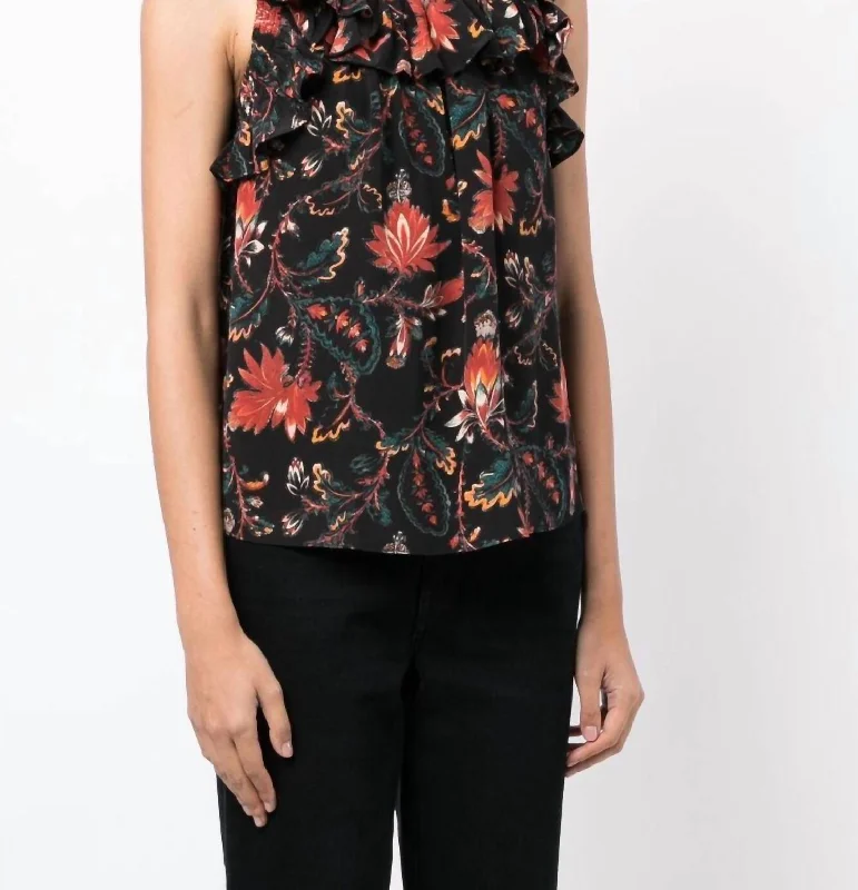 Hot Styles Women's Tulip Top In Black