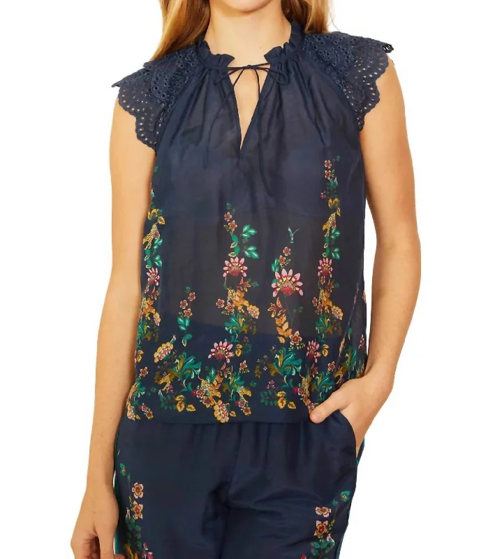 Limited Stock, Big Sale Zoe Top In Tigerlily