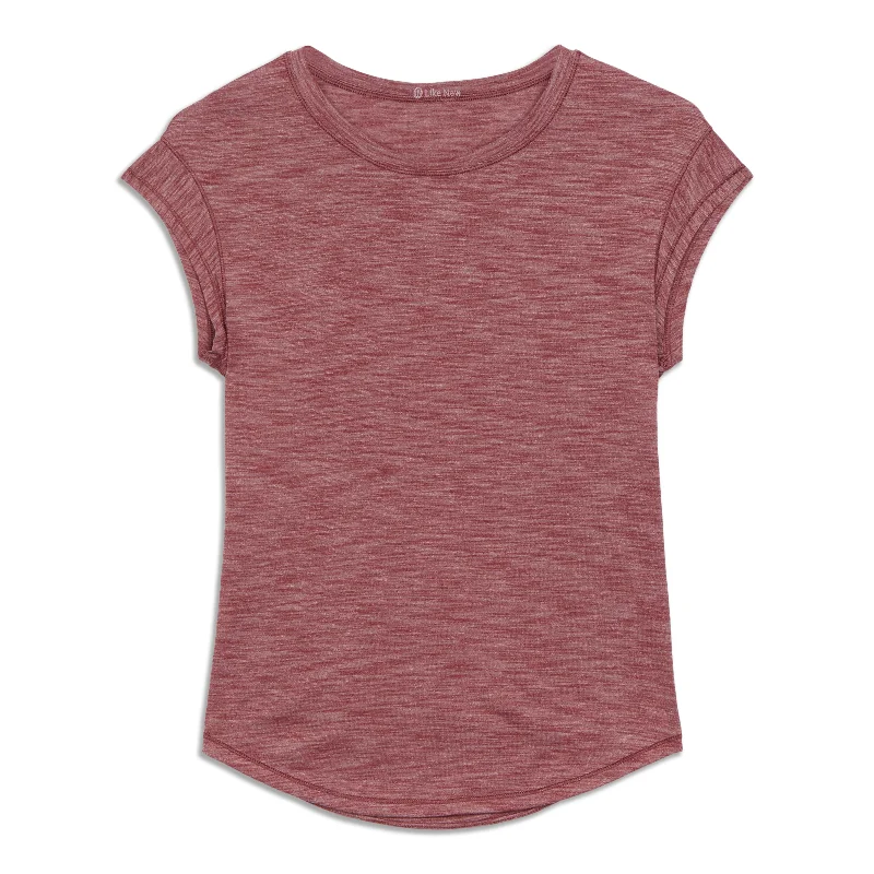 Women's Active Clothing Step Ahead, Lead The Trend Lost In Pace Short Sleeve - Resale