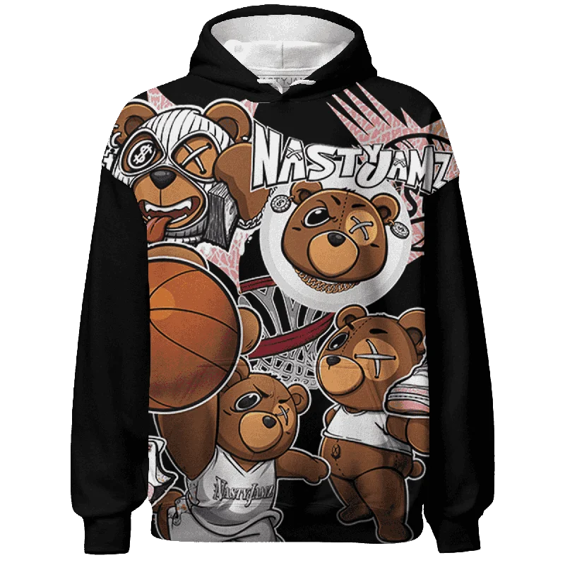 All-Season Unisex Clothing Collection Limited Time Deal NastyJamz Red Stardust 3s Hoodie Match BER Wallpapers All-Over Print