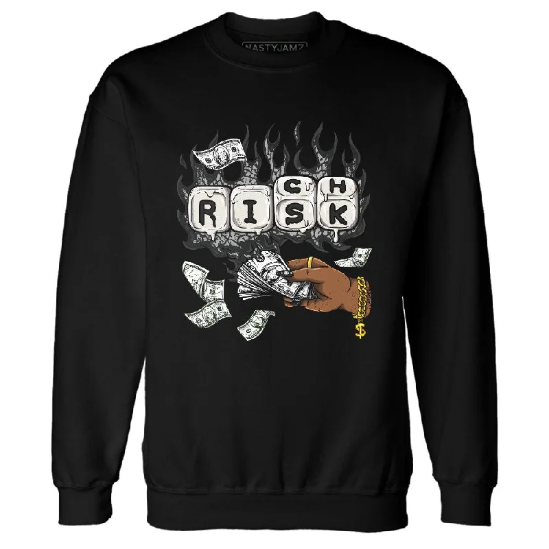 Oversized Unisex Apparel For Effortless Style Smart Casual Deals Black Cement 3s NastyJamz Sweatshirt Match Rich Or Risk