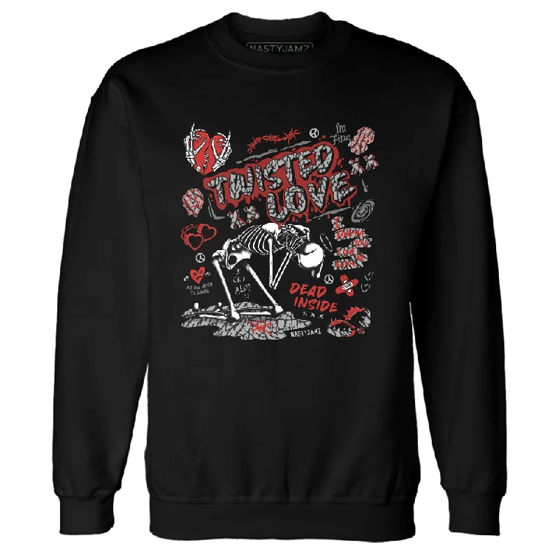 Breathable And Lightweight Unisex Wear Shop Sale Items Black Cement 3s NastyJamz Sweatshirt Match Twisted Love