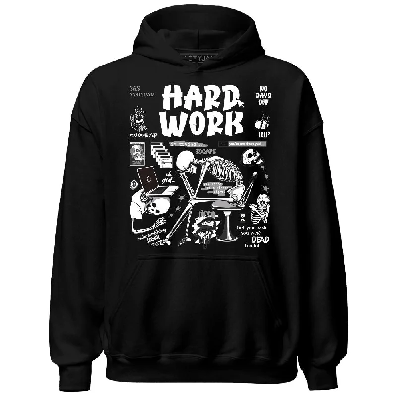 Fashion-Forward Unisex Apparel Embrace New Fashion Black Toe 14s NastyJamz Hoodie Match Hard Work