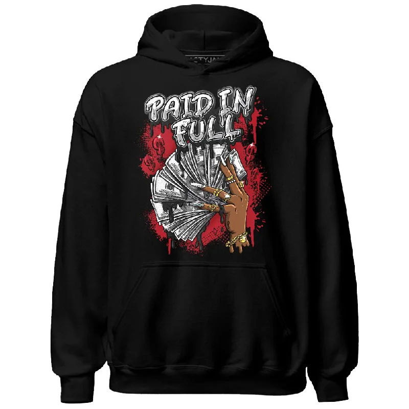 Casual And Trendy Unisex Fashion Staples Unleash Your Trendy Side Black Toe 14s NastyJamz Hoodie Match Paid In Full