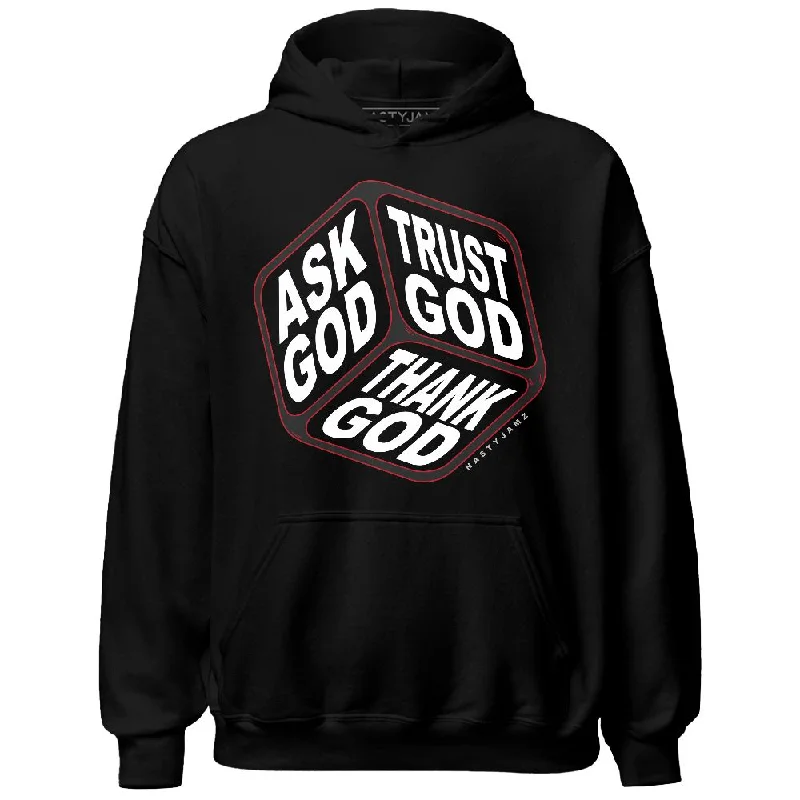 Urban-Inspired Unisex Fashion Pieces Fashion Forward, Function First Black Toe 14s NastyJamz Hoodie Match Trust God