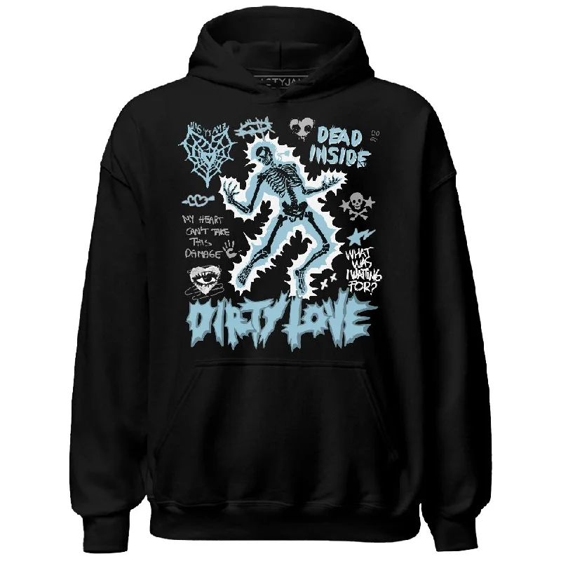 Fashion-Forward Gender-Neutral Outerwear Clearance Event Legend Blue 11s NastyJamz Hoodie Match Dirty Love Skull