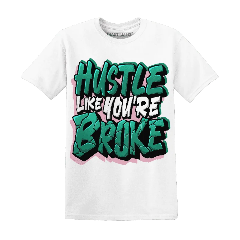 Sustainable Gender-Neutral Apparel Additional Time-Limited Offers NastyJamz Dunk Pink Malachite Medium Soft Low Sail T-Shirt Match Hustle Like Broke