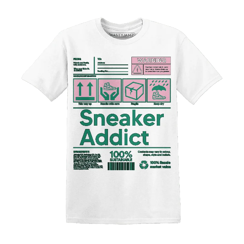 Urban-Inspired Unisex Fashion Pieces Style Revolution NastyJamz Dunk Pink Malachite Medium Soft Low Sail T-Shirt Match Sneaker Addict