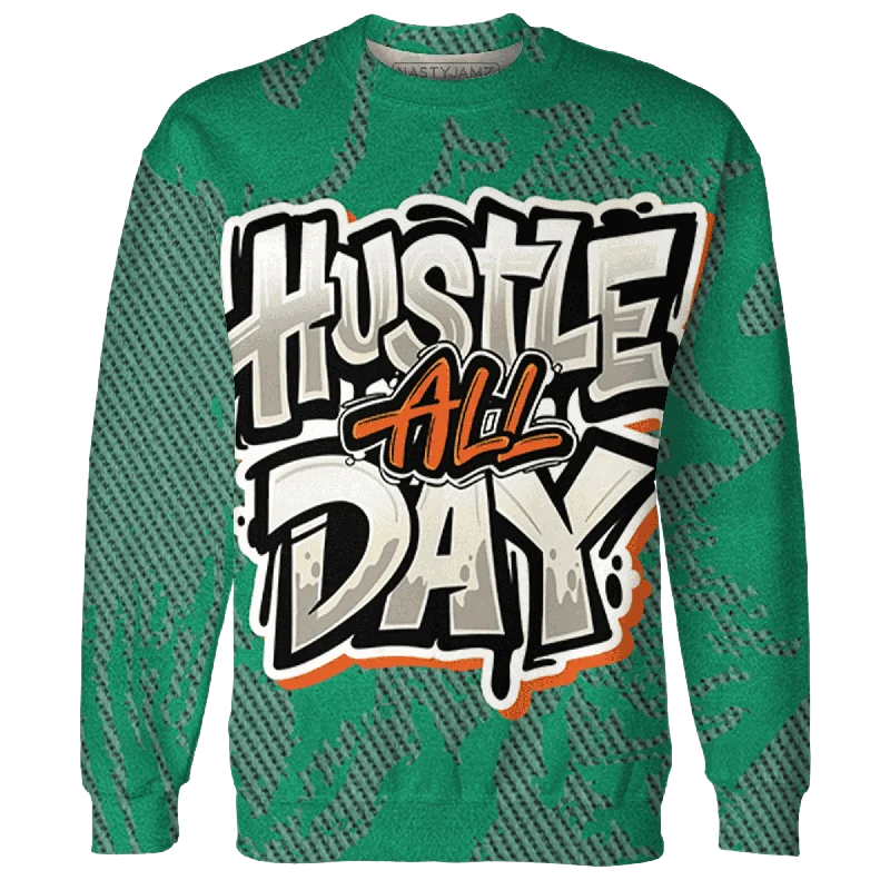 Relaxed-Fit Unisex Clothing Options Budget-Friendly Fashion NastyJamz Nina CN Abney 3s Sweatshirt Match Hustle All Day All-Over Print