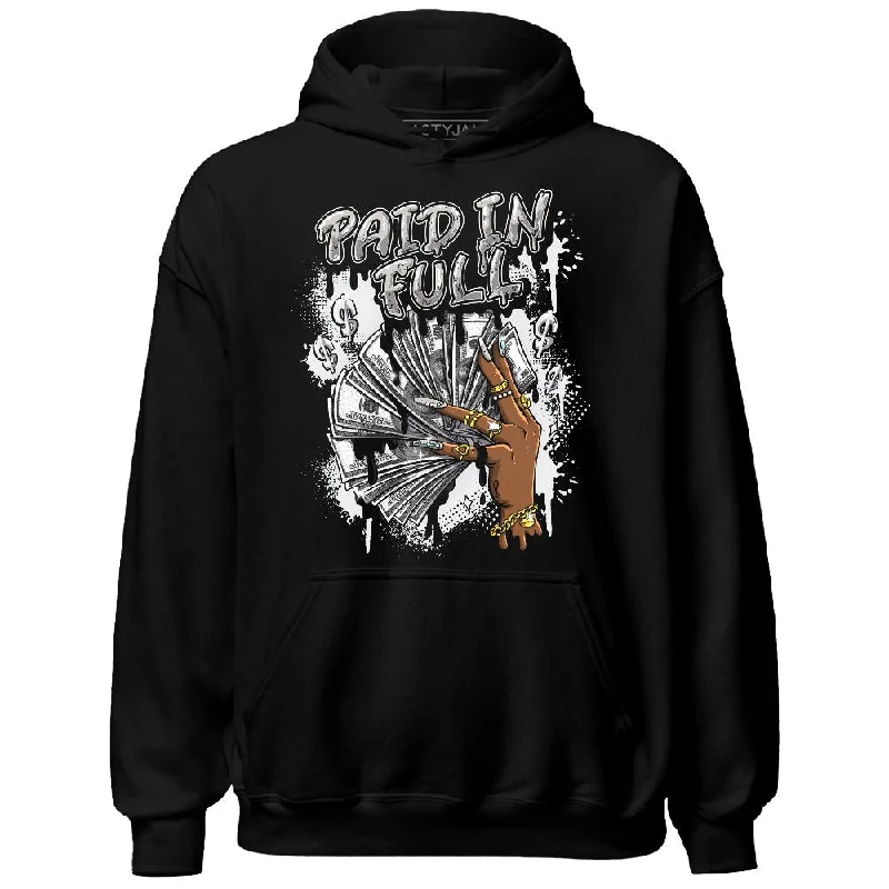 Sustainable And Ethical Unisex Clothing Street Chic Discounts Reverse Metallic 5s NastyJamz Hoodie Match Paid In Full